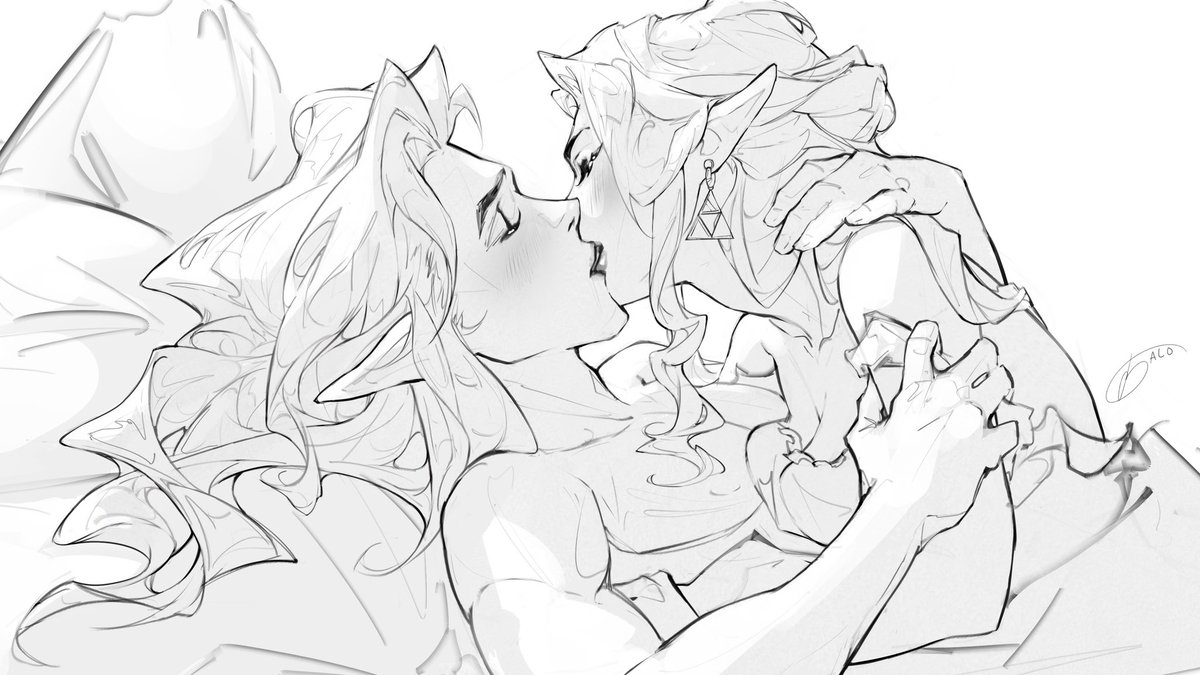 When your hyperfixation ship gives you the will to learn character interaction #portfolioday