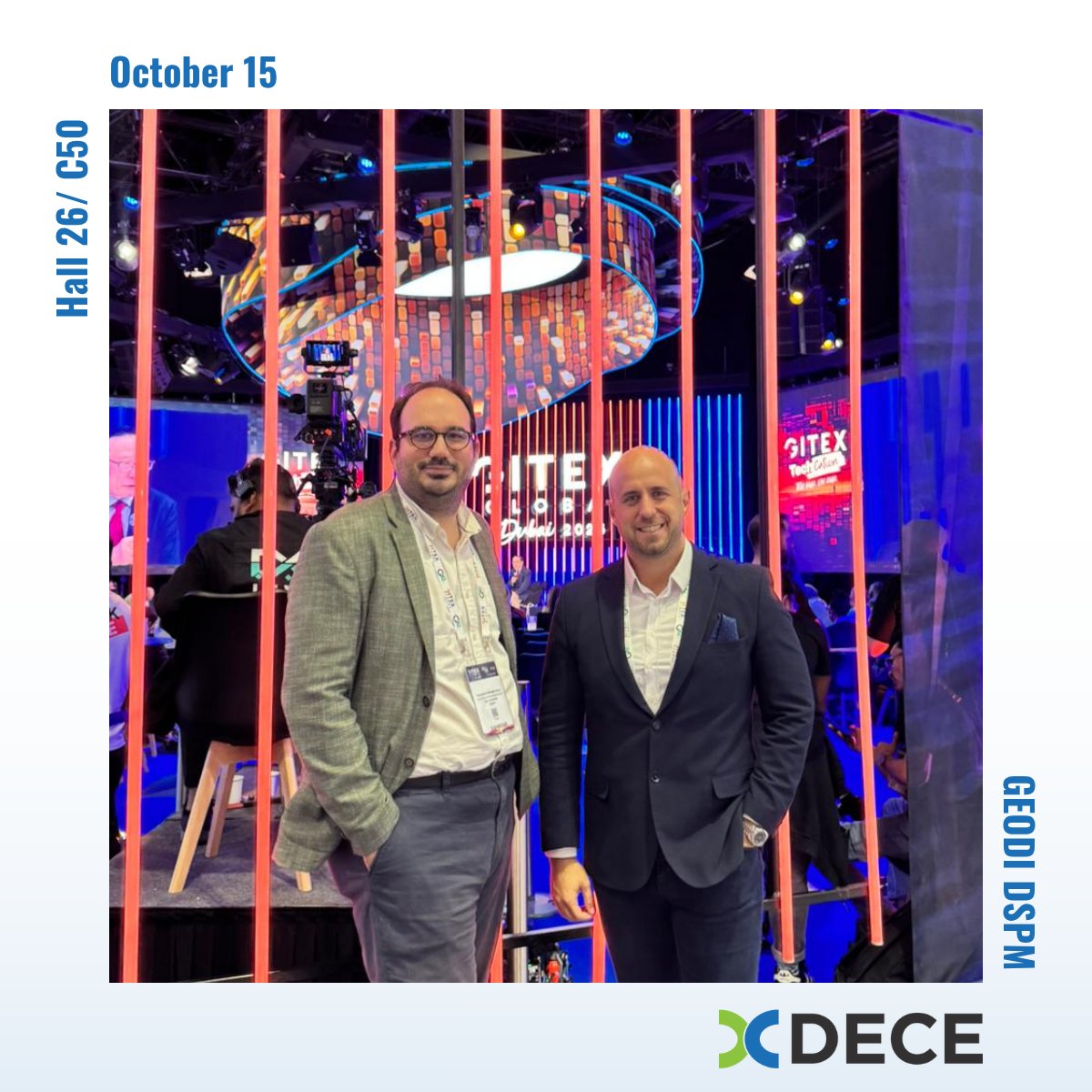 SoftwareDECE's tweet image. 🌐 GITEX Global 2025 is in full swing!
DECE Software is at the heart of innovation — shaping the future of data security with GEODI DSPM.
📍 Visit Hall 26 / C50 and experience next-gen Data Security Posture Management.
#GITEXGlobal2025 #DECESoftware #GEODIDSPM #Dubai