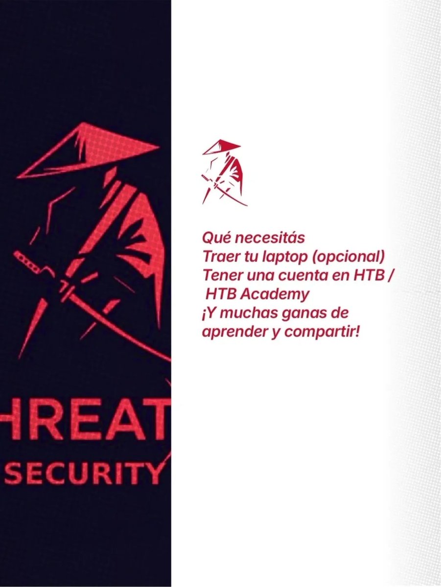 🔐 ThreatX Security Meetup en <a href="/frbautn/">UTN Buenos Aires</a>
Una jornada de #ciberseguridad, charlas, demos y comunidad.
📍 Espacios de networking y aprendizaje colaborativo
📍Sorteos con premios de HTB, PentesterLab y APISec University!
📅Sábado 18/10 – 10 hs
📍Sede Medrano
🎟️Entrada libre y gratuita