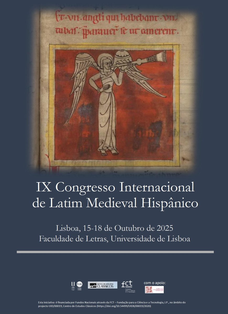 Avui per primera vegada s'ha celebrat una sessió monogràfica sobre Arnau de Vilanova en un congrés de llatí medieval hispànic, i ha passat a Lisboa, en al IX Congresso Internacional de Latim Medieval Hispânico, amb participació de Mònica Carnicé i <a href="/sebastiagiralt/">Sebastià Giralt 🎗</a> (#ArnauDB).