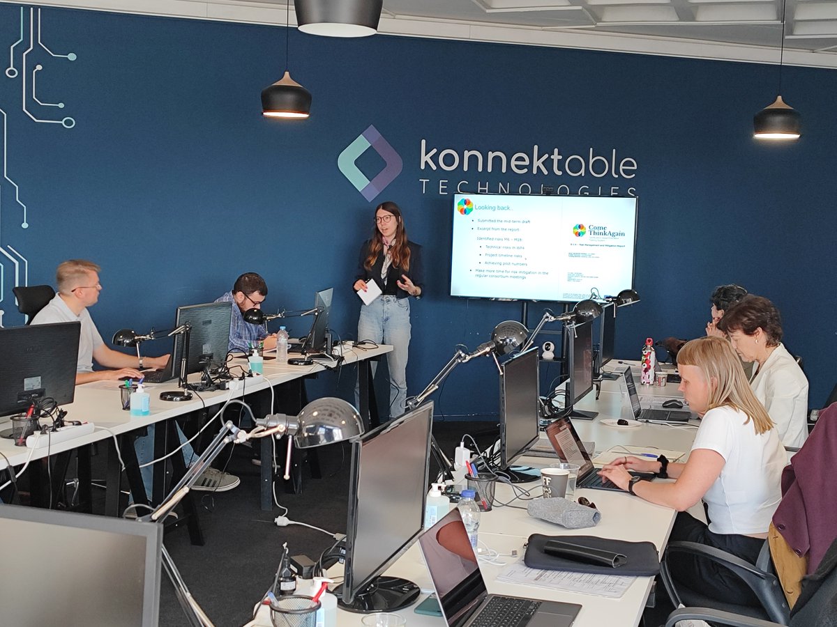 comethinkagain's tweet image. Our #ComeThinkAgain partners met in Athens for two inspiring days of collaboration and ideas! 💡
Together, we’re shaping the future of education through #ComputationalThinking, #EntrepreneurshipEducation & #GreenSkills.
Read more: bit.ly/4okIJQI
#ErasmusPlus #Innovation