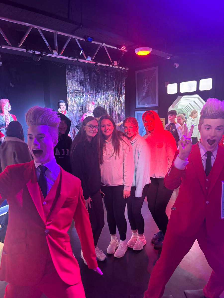st_conors's tweet photo. Our senior students rounded off their trip to Dublin with a visit to the National Wax Museum today, following last night’s Republic of Ireland match! 🇮🇪⚽ A brilliant way to end a memorable experience! #StudentTrip #DublinAdventures #WaxMuseumVisit https://t.co/8ntZxeZW3s