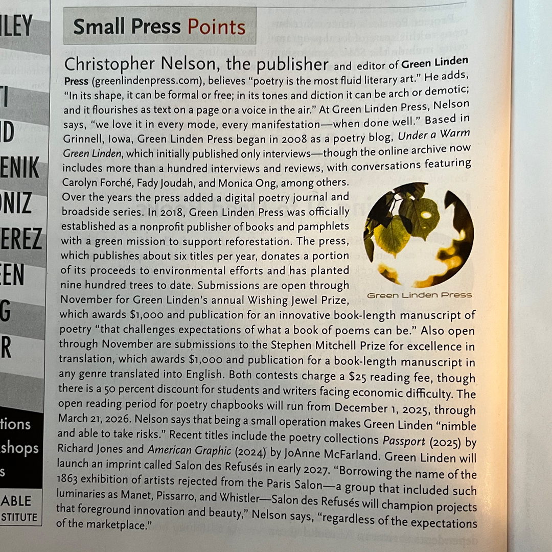 Cat's outta the bag! We're launching an imprint called Salon des Refusés to champion work that foregrounds innovation and beauty regardless of the expectations of the marketplace. Thanks to <a href="/poetswritersinc/">Poets & Writers</a> for featuring us!