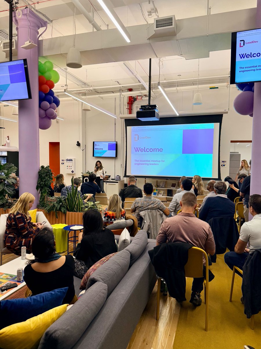 SonarSource's tweet image. We're here at @TheLeadDev NY conference! Are you? Stop by our booth, #42 to chat with the #SonarTeam about code quality and security, developer velocity, and more!

Huge shoutout to our partners LeadDev and @Figma for an excellent kickoff event last night. 👏 

#SonarQube