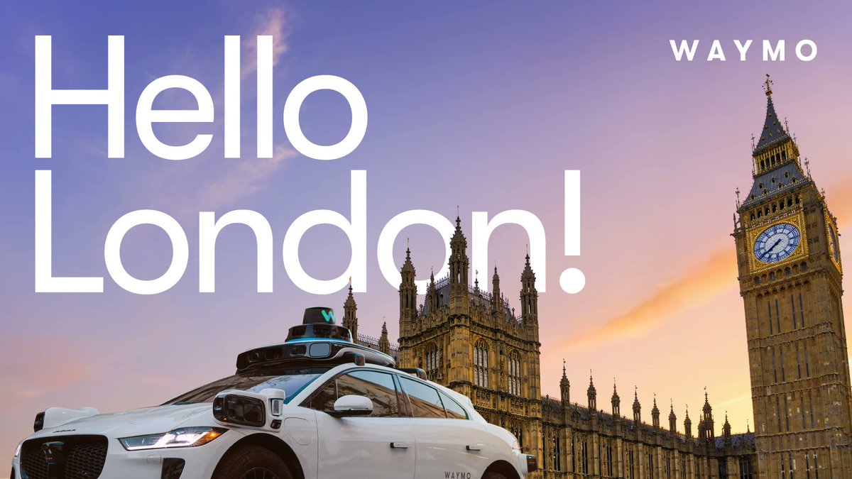 SawyerMerritt's tweet image. NEWS: Waymo is launching its driverless ride-hailing services in London in 2026.

&quot;Over the coming months, we’ll lay the groundwork for our service in collaboration with our fleet operations partner Moove, and continue to engage with local and national leaders to secure the…