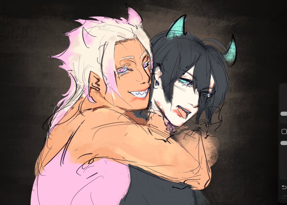 bl0tches's tweet photo. #ryurin havent drawn them in a while https://t.co/775q7qzYph