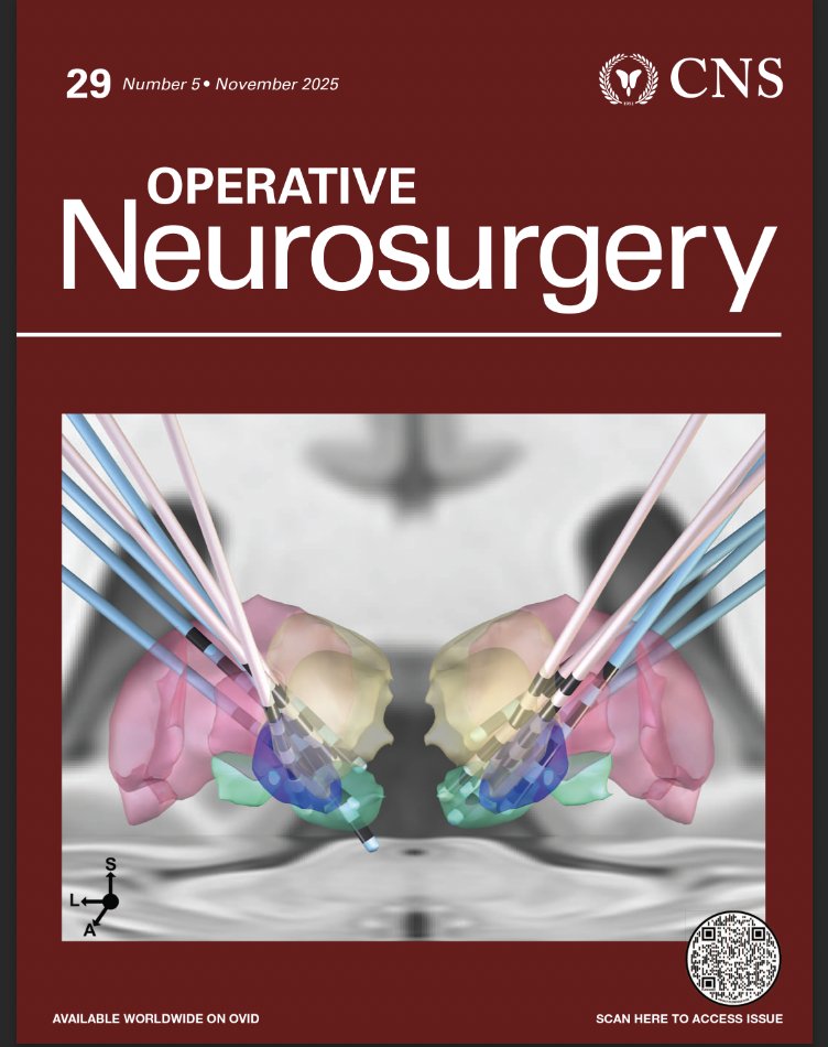 NeurosurgeryCNS's tweet photo. #ONSNewIssue is here! https://t.co/w9vN0QXtEV #ONSCover A Posterior Approach for Combined Targeting of the Centromedian Nucleus and Pulvinar for Responsive Neurostimulation, #ONSNew The Transradial Approach for Endovascular Treatment of Vasospasm, and much more. https://t.co/wOmsVkxlmt