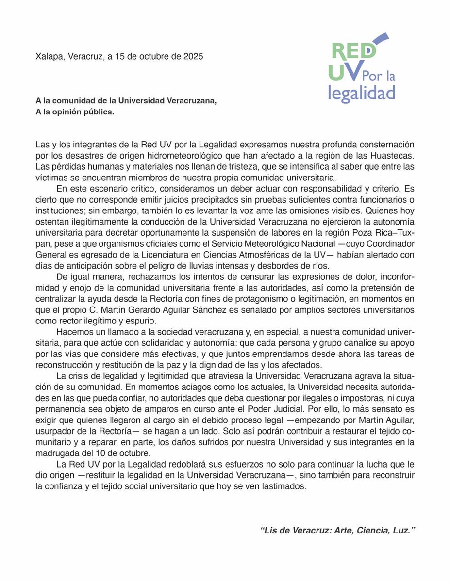 RedUVLegalidad's tweet photo. @CiroGomezL https://t.co/lhtQqFypKm