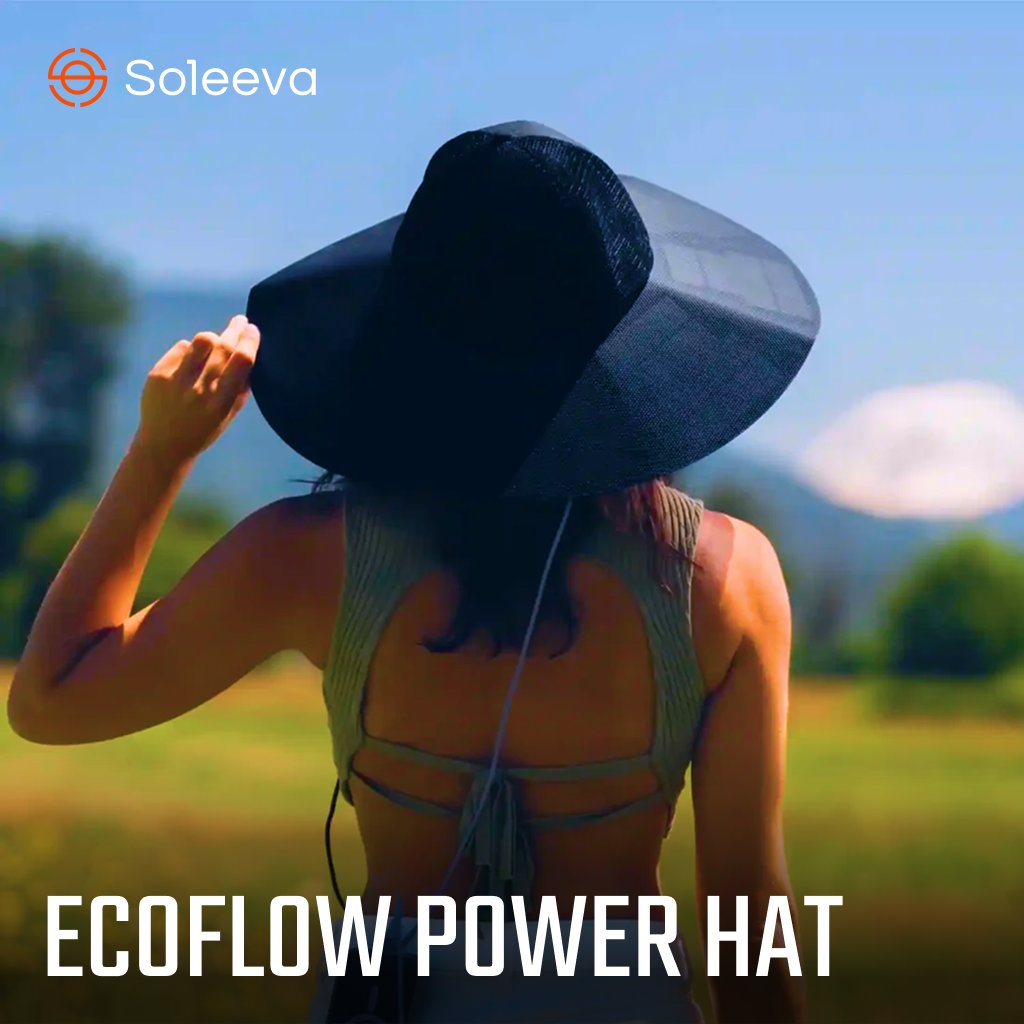 A solar hat? Yep. ☀️🧢

EcoFlow’s Power Hat charges your phone via built-in solar panels. USB ports under the brim, IP65 water resistance — and serious outdoor cred.

Would you rock one? 😎 #SolarInnovation #EcoFlow