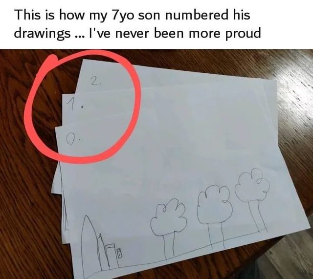 CodeEdison's tweet image. Def teaching my children to number like this ✌️😂😂.