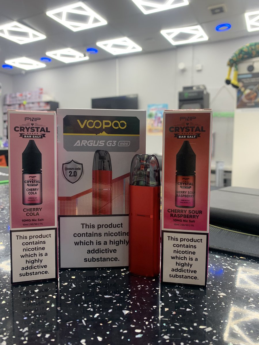 ivapelounge's tweet image. Argus g3 mini 
Also in store come and down to get your amazing deals today!!
A g3 mini device with a pod and 2 Crystal salts for just £25!

#vape #vapelyf  #ecig #vaping #quit-smoking #geekvape #voopoo #premiumeliquid #smoktech #ivapeloungedroylsden #manchestervape #droylsden
