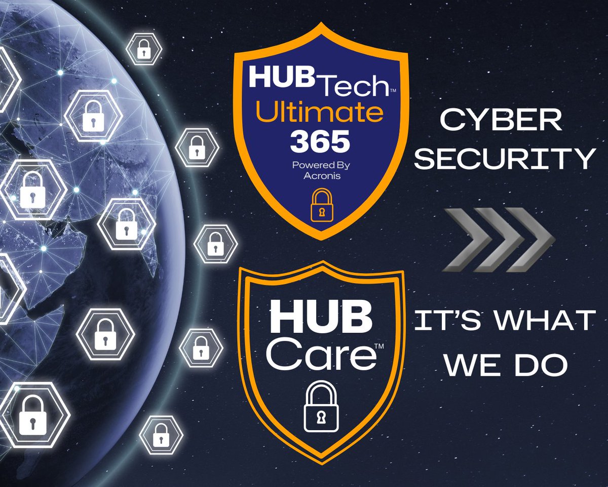 hubtechnical's tweet image. 🔐 October is #CybersecurityAwarenessMonth 🔐
🛡️ It’s what we do!
hubtech.sites.glasshivepages.com/HUB-Tech-Ultim…
hubtech.sites.glasshivepages.com/hubcare
#HUBTech #HUBCare #Acronis #CyberResilience #DigitalSecurity #cybersecurity #EnterpriseProtection #managedservices #ManagedServiceProvider