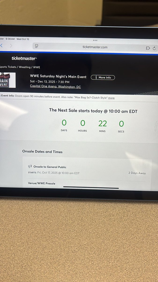 bayronoo's tweet image. 22 mins till presale and still no code… Ticketmaster tryna see me in the ring 😤😂 @Ticketmaster @WWE @JohnCena #wwe #Ticketmaster #code
