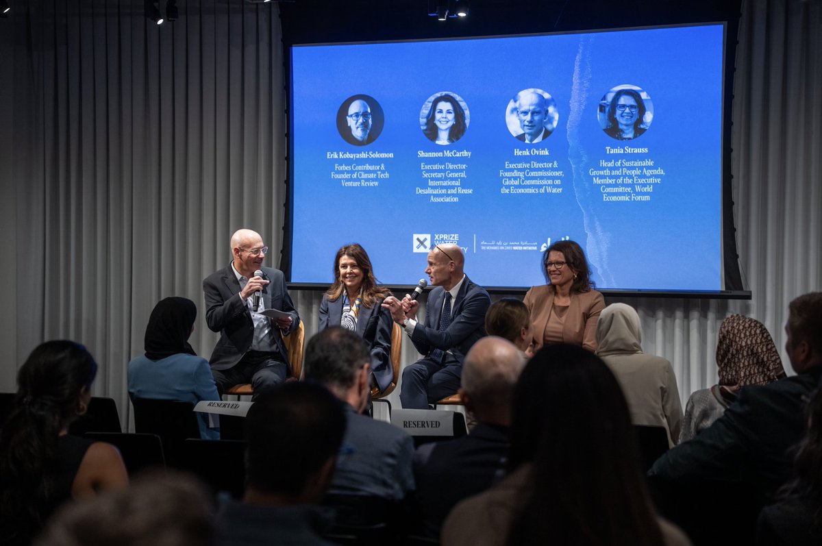 Our founder Erik Kobayashi-Solomon moderated the XPRIZE Water Scarcity event in New York during Climate Week. Sponsored by Abu Dhabi's Mohamed bin Zayed Water Initiative, this prize addresses 1 of humanity's most pressing challenges. Watch for our upcoming Forbes article on this.