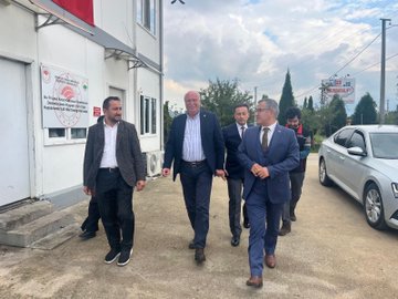 Kaymakam Eşki, fabrikadaki üretim sürecini inceledi