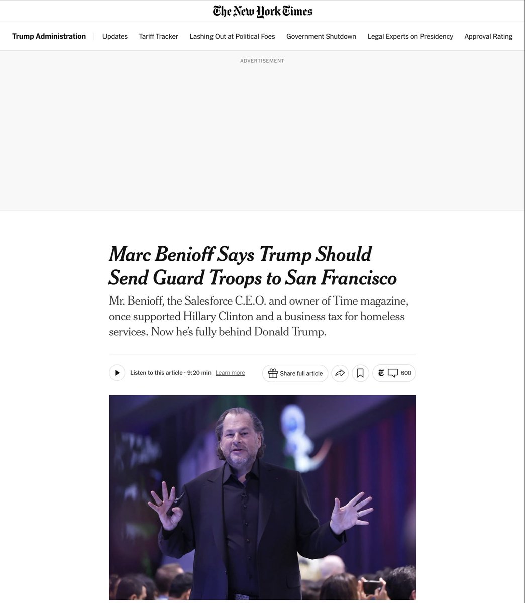 TonySeruga's tweet image. Yesterday at the White House, President Trump, Bondi, Noem, and Kash were briefed on the Tides Foundation & Arabella Advisors funding Left Wing extremism.
Now we learn the SalesForce Foundation (run by Marc Benioff) has been donating TENS OF MILLIONS to these groups.
So Marc…