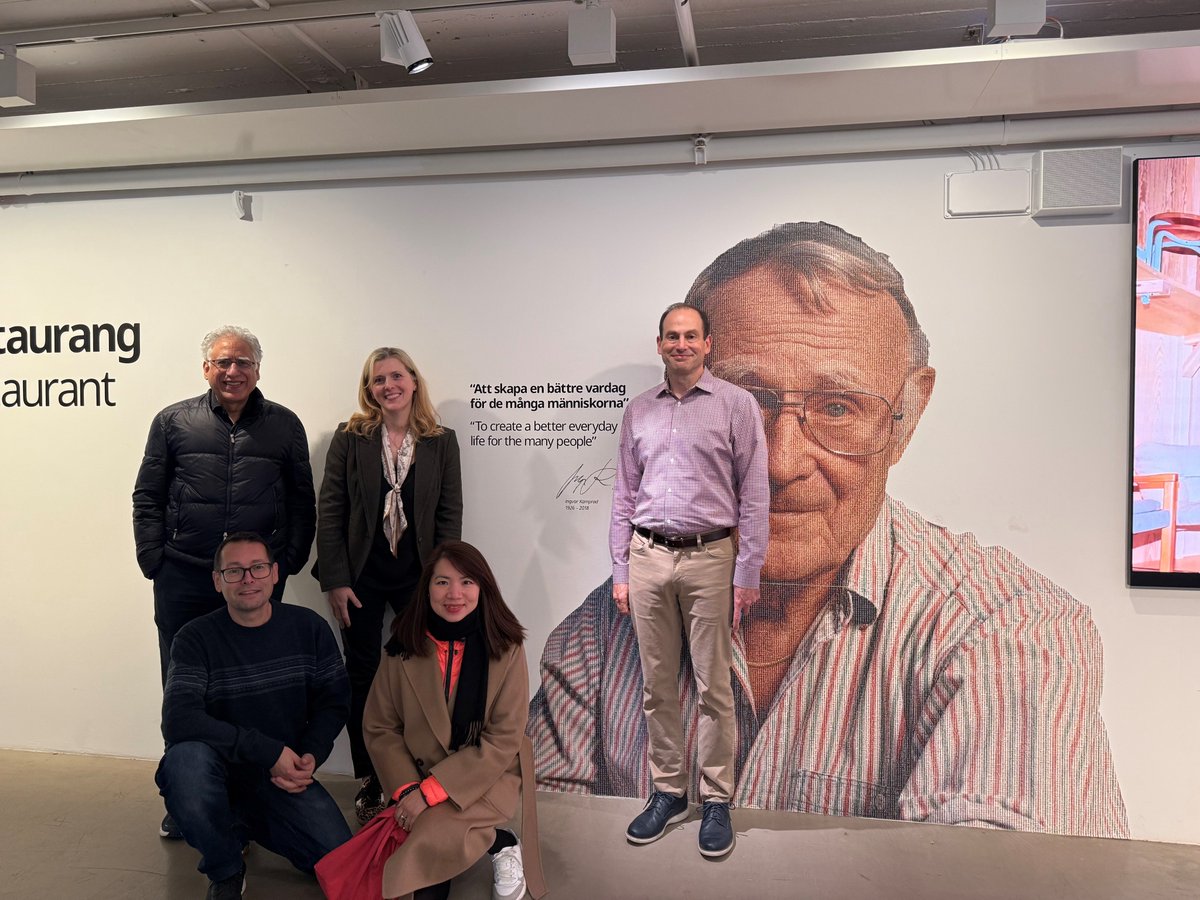 YaleCCI's tweet image. The YCCI team is in Sweden this week leading a capabilities-building workshop with IKEA—diving into how behavioral science can shape consumer decision-making.

An energizing week of collaboration and learning!

#consumerinsights #behavioralscience