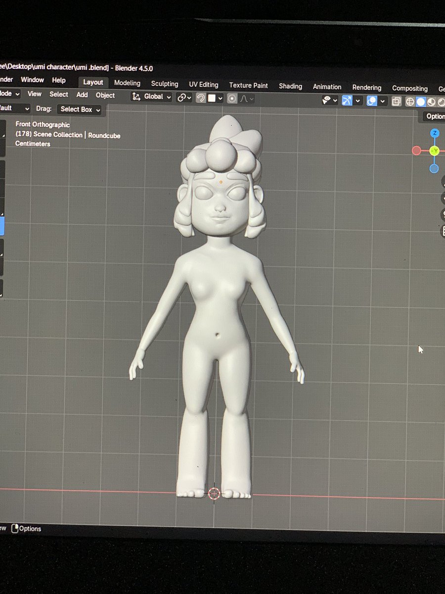 sdee_____'s tweet image. UMI.  #3dart #blendercharacter