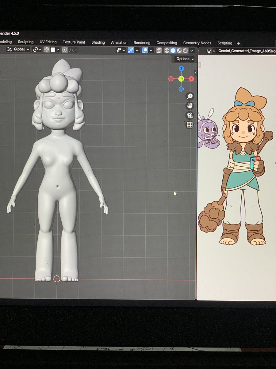 sdee_____'s tweet image. UMI.  #3dart #blendercharacter