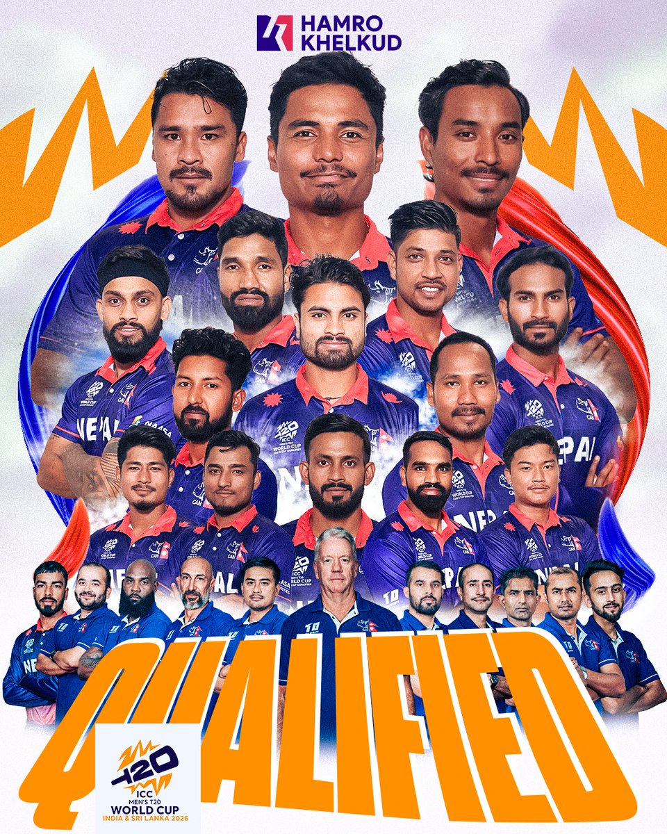 NEPAL INTO THE WORLD CUP!!!
Congratulations everyone, India and/or Sri Lanka HERE WE COME!!