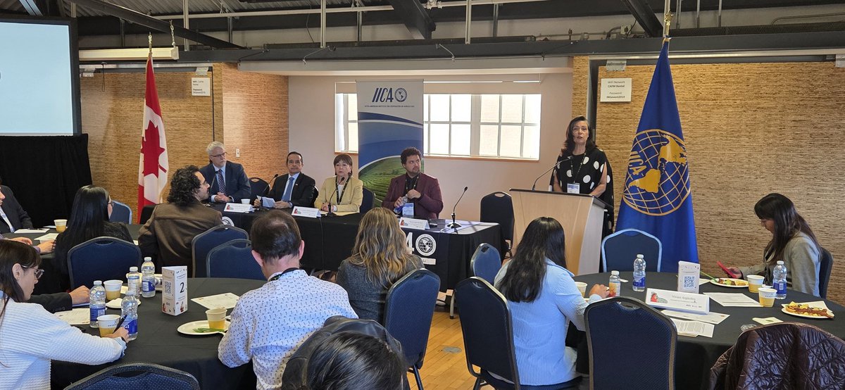Today we commemorate the International Day of Rural Women.

Thank you to <a href="/iica_canada/">IICA Canada</a> and <a href="/AgMuseum/">Canada Agriculture and Food Museum</a> for hosting Breaking the Pattern: Women, Livestock anc Climate Resilience in Mexico and Guatemala.

<a href="/IICAnoticias/">IICA</a> <a href="/EmbaMexCan/">Embamex Canada</a> <a href="/manueloteroIICA/">Manuel Otero</a> <a href="/GAC_Corporate/">Global Affairs Canada</a> <a href="/KLBurchill/">Kerry-Leigh Burchill</a>