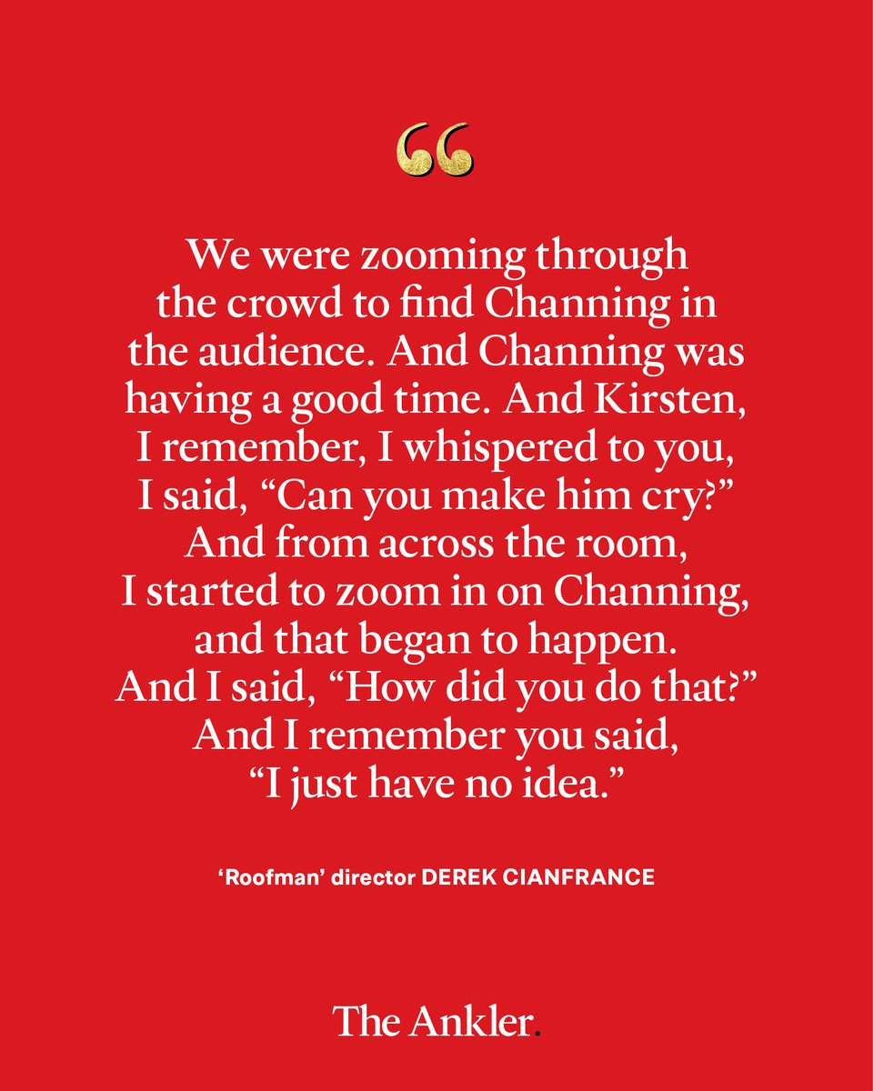 TheAnkler's tweet image. .@richardrushfield sits down with Kirsten Dunst and Derek Cianfrance to unpack Roofman: a tender, true-story romance set in a Toys “R” Us. Dunst’s quiet power anchors the film and could finally earn her an overdue Oscar: theankler.com/p/bradley-coop…