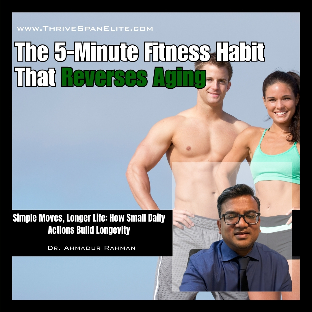 ThriveSpanElite's tweet image. Want to live longer, feel better, and move smarter? Let’s break down 6 science-backed strategies from my public longevity talk. #Longevity #biohackingcommunity
YOUTUBE LINK: youtu.be/yb0gGNtrOgo