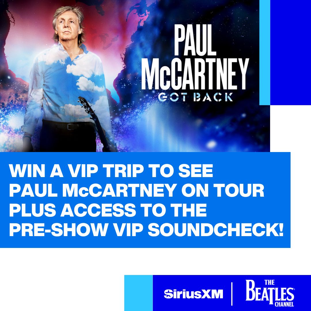 1stwave's tweet image. @SiriusXM is giving ONE lucky subscriber the chance to win a trip to see @PaulMcCartney on Nov 2 + pre-show soundcheck! Visit siriusxm.com/gotbacktour for rules &amp;amp; details. NoPurchNec. Open only to active SiriusXM subscribers prior to Oct 12, 2025. US/21+. Ends 10/27.