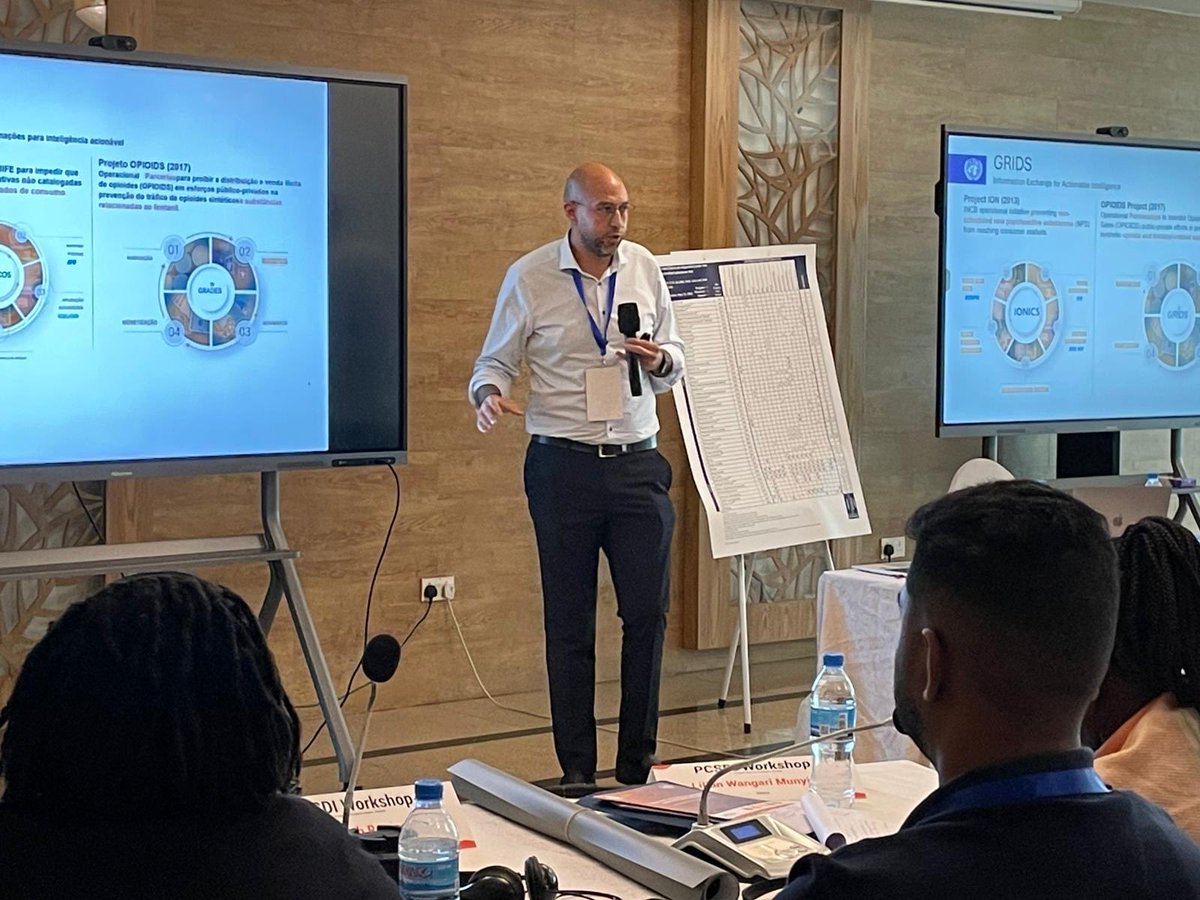 aeldeeb87's tweet photo. 🌍 GRIDS @INCB_GRIDS joined a DEA-led workshop in Dar es Salaam 🇹🇿, boosting regional capacity on synthetic drugs &amp; intelligence. Partners accessed SNOOP &amp; IONICS tools @INCB_OPIOIDS @INCB_ION for the first time. officers from 🇰🇪🇹🇿🇲🇿🇸🇨🇲🇺. Thank you @StateINL 🙏🏼. https://t.co/XMXRbhcale