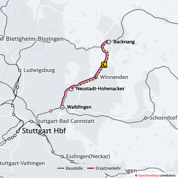 SBahn_Stuttgart's tweet photo. 🚧 #Drandenken 🚧
Von Freitag, 17. Oktober, 21:00 Uhr bis Montag, 20. Oktober, 05:00 Uhr arbeitet die DB an den Gleisen zwischen #Waiblingen und #Backnang.
Haltausfälle bei der Linie #S3
Details, auch zum #Ersatzverkehr #S3E👉https://t.co/zJL6ogfkCg https://t.co/HBXjMTywxJ