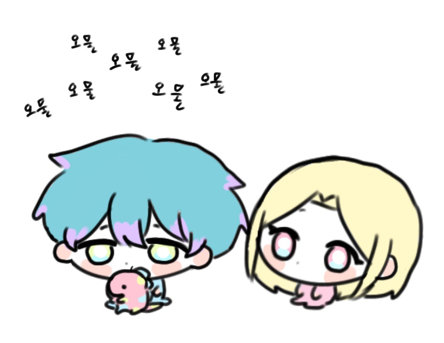 뭔가 영상을 만들려했는데 귀찮아서 냅둔 그림