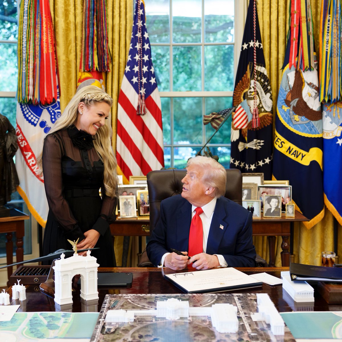 President Trump marks October 14 as National Day of Remembrance for Charlie Kirk. ❤️

"We call on every American to pray for peace in our public square.  Above all, we renew our resolve to always defend our principles of truth, faith, and the open exchange of ideas."
