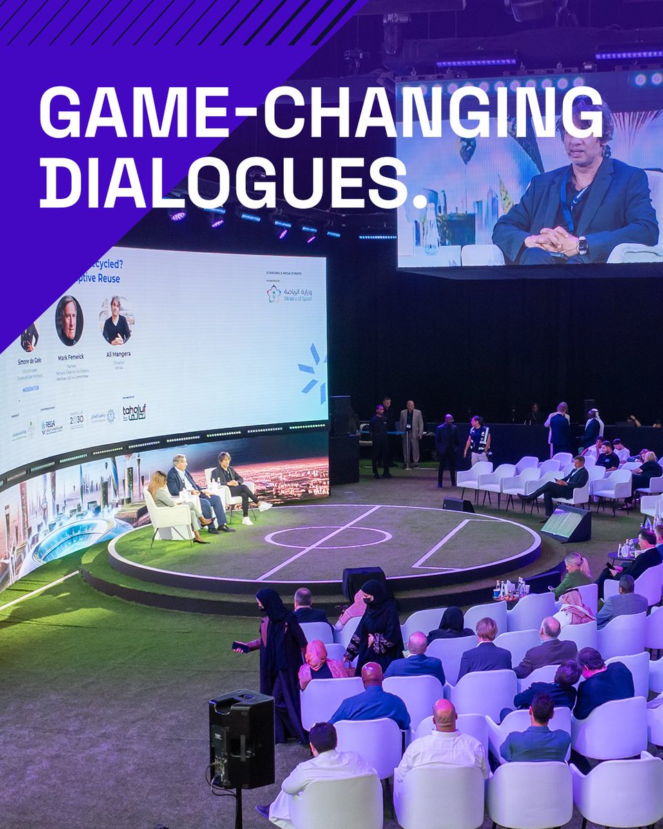 Why do sports leaders choose ESTAAD? ​
 ​
Because it’s where the game evolves beyond the pitch. ​
Where ideas become legacies, partnerships become movements, and stadiums become symbols of innovation and community. ​
 ​
ESTAAD is not just about the future of sport, it’s about the