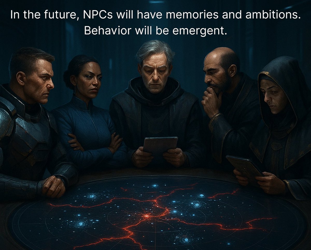 CharX_World's tweet image. Characters are evolving.

They remember, adapt, and act with purpose.

In CharX World, characters don’t just live in worlds — they create them.

Their memories shape the lore. Their choices alter the map.