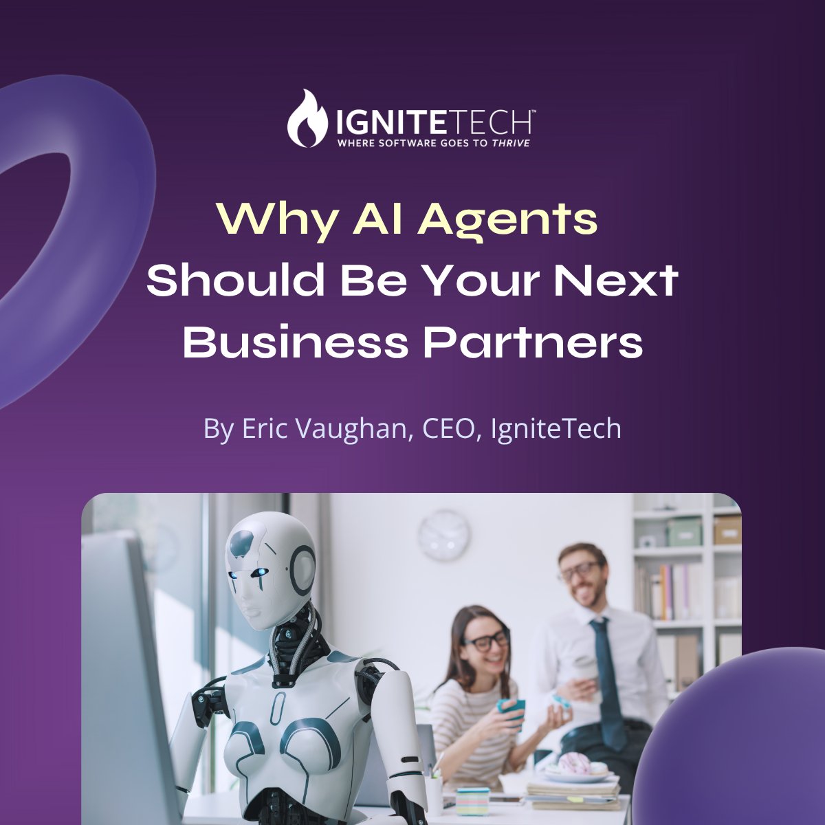 IgniteTech's tweet image. Most companies ask the wrong question about AI agents. The real one: How can they work with us to achieve what neither could alone?
Don't miss @TheGenAICEO's guest piece in @TheAIJournal1 on turning AI agents into business partners: aijourn.com/why-ai-agents-…
#AIImplementation