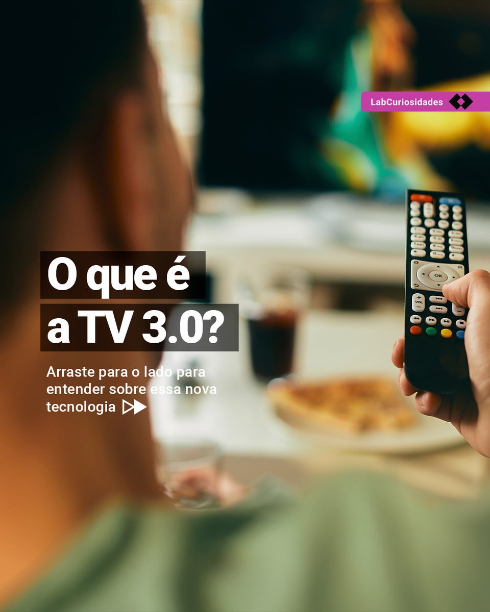 LabHackerCD's tweet image. A #TV3.0 vem aí!
Imagens em até 8K, som imersivo e interatividade total 👀📺
Prepare-se pra comprar, votar e navegar direto da tela da TV.
A previsão?👉 Chegada ao público até a Copa de 2026 ⚽
#LABHacker #LABHackerCD #Tecnologia #Inovação #FuturoDigital