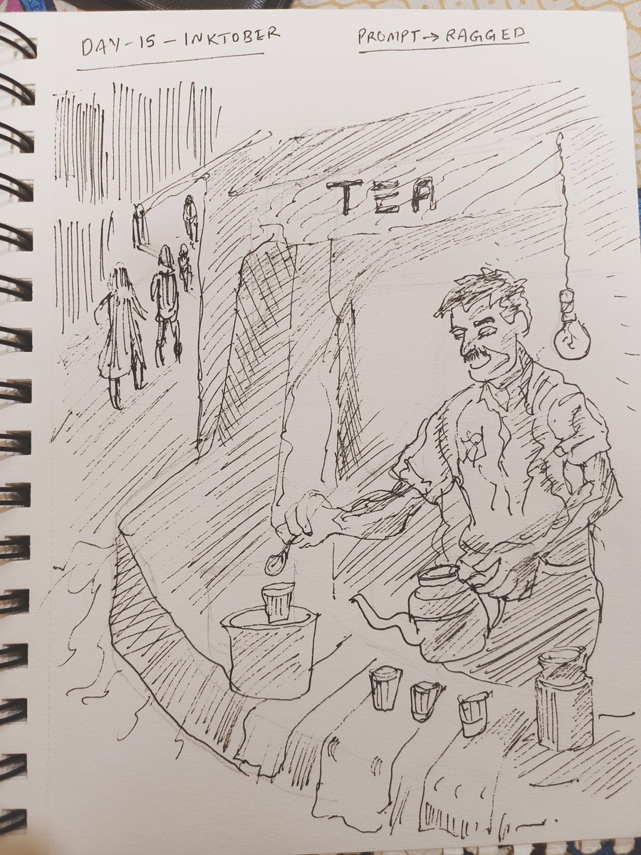 rajeshpillai's tweet image. #Inktober Day 15 - Prompt -Ragged

#inktober2025 #dailysketching #inkdrawing
#pensketching✍️