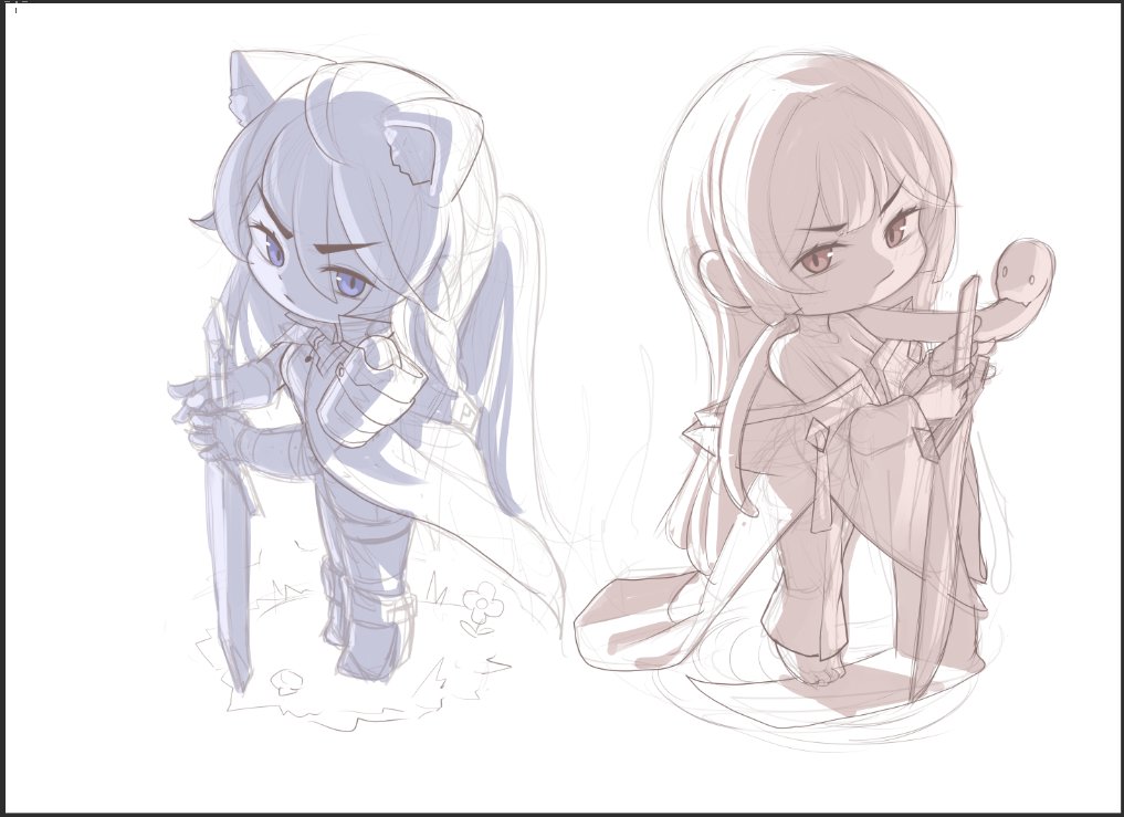 #Trickcal 
우로롱과 영그