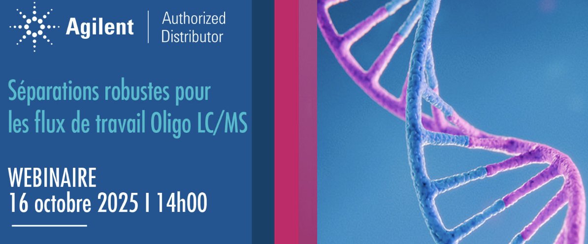 Rejoignez nous pour un webinaire en direct où nous explorerons des techniques de chromatographie optimisées pour la détection MS.
Inscrivez-vous ici: event.on24.com/wcc/r/5078494/…