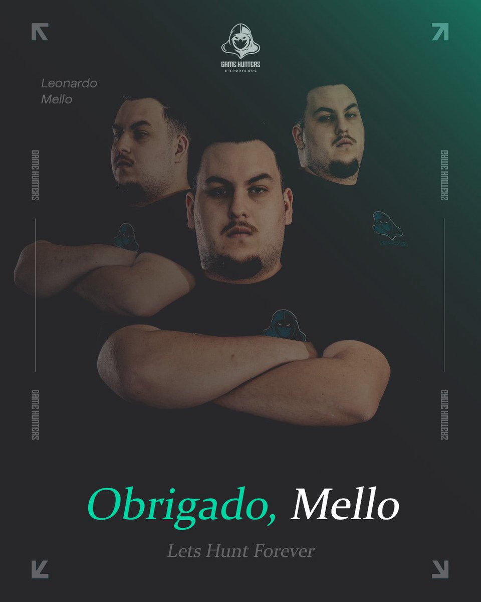 GameHuntersCS2's tweet image. 🫡 Hoje nos despedimos do @mellocs_, que encerra seu ciclo na GH.
Agradecemos por toda dedicação e profissionalismo durante sua trajetória conosco. Sucesso no próximo capítulo, Mello!
#LetsHunt 💚