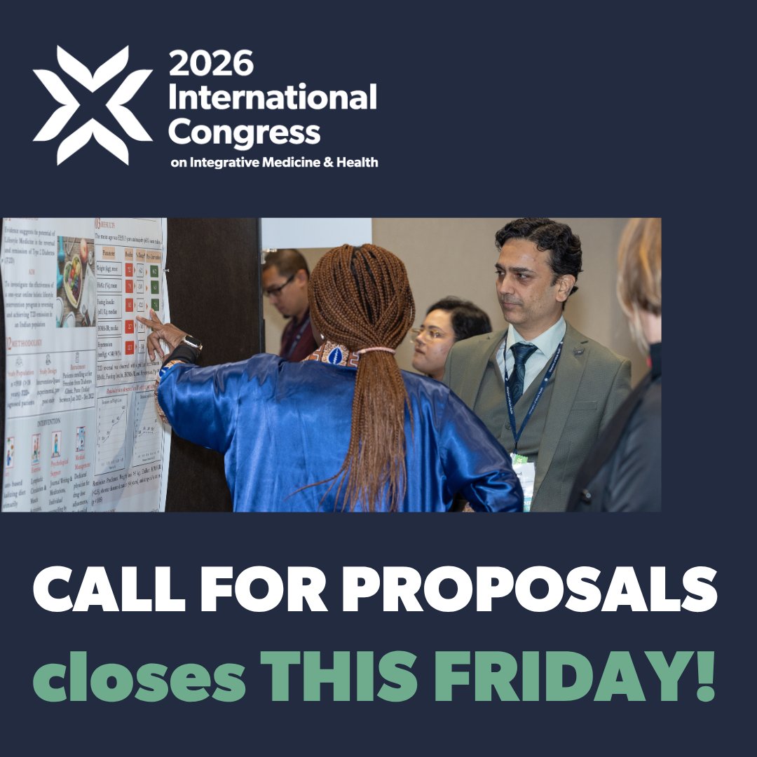 ➡️3 DAYS LEFT to submit an abstract, session, or wellness activity to the 2026 International Congress!  The Call for Proposals closes THIS FRIDAY 10/17. Submit by Friday at 11:59 PM ET: ow.ly/WJ2A50X6p4h #ICIMH