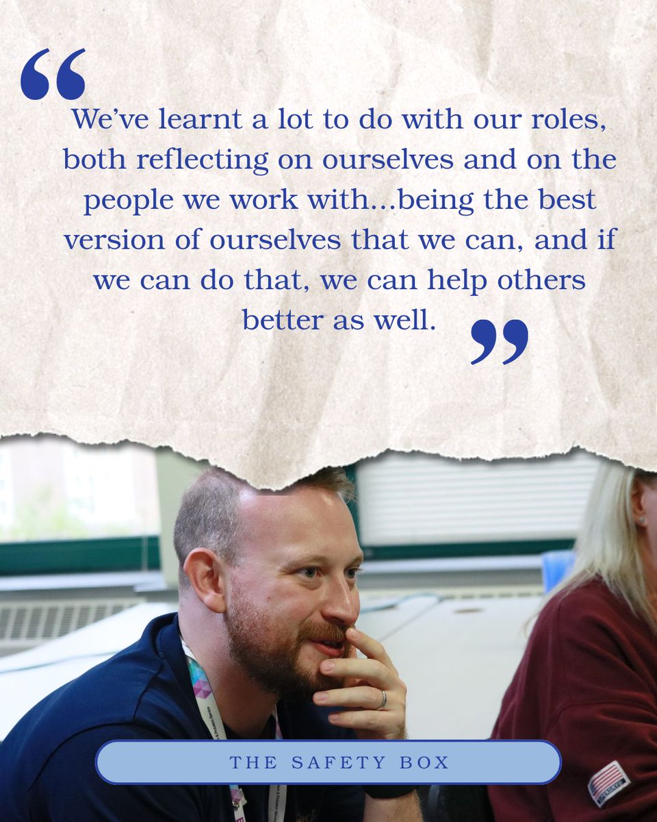 thesafetybox_uk's tweet image. Our Training For Professionals program impacts others by supporting their informed work with extra insight. Participants gain new perspectives, and our shared experiences, factual insights, and activities leave a lasting impression. #SharingKnowledge #TrainingForProfessionals