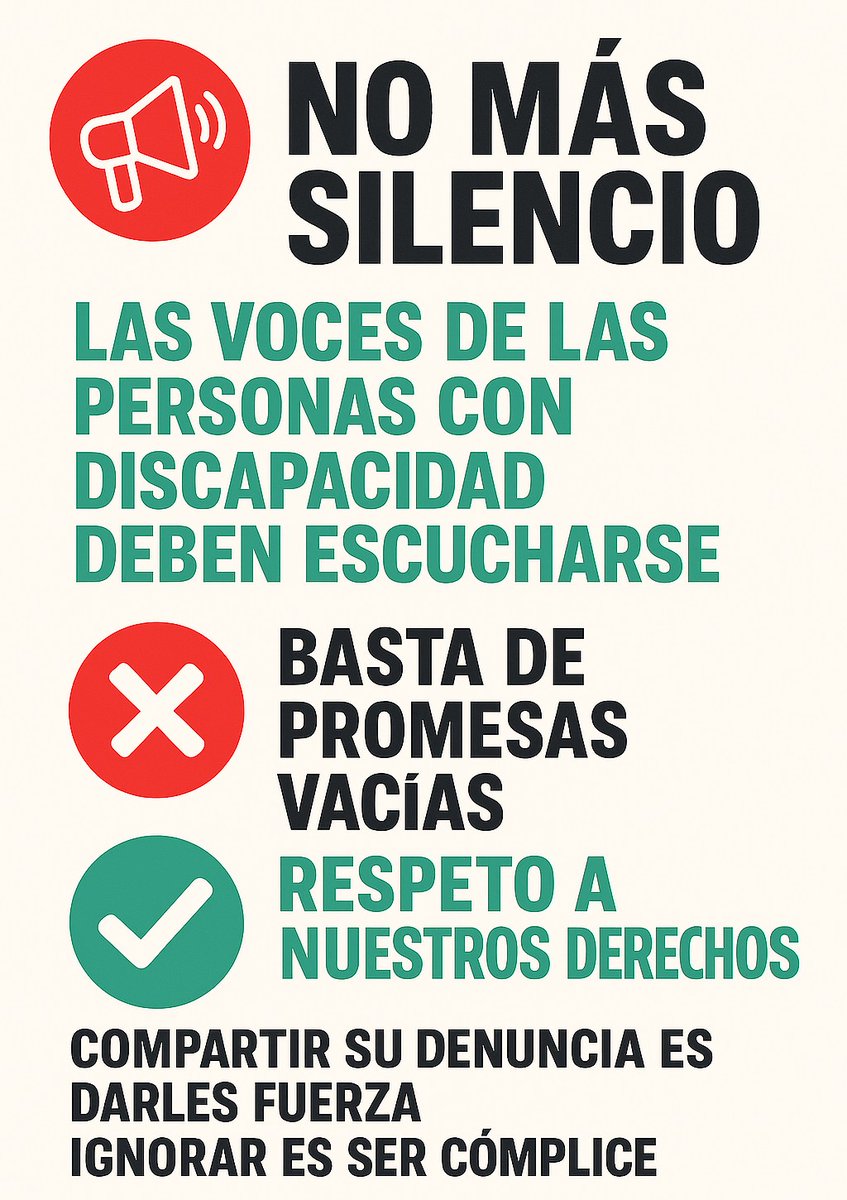 <a href="/movimientoPcD/">Movimiento de Personas con Discapacidad</a> <a href="/SCJN/">Suprema Corte</a> No c puede hablar d justicia si no hay accesibilidad
Una audiencia pública sin interpretación en LSM, formatos en lectura fácil y sin plazos razonables no es realmente pública para todas las personas.
La Suprema Corte debería ser ejemplo d inclusión, no una excepción a la  norma