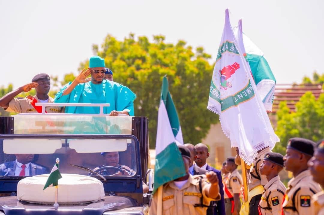 Katsina Bolsters Fight Against Banditry: Governor Radda Commissions New Community Watch Corps Operatives.

- Today’s Event (October 15, 2025):

Governor Malam Dikko Umaru Radda commissioned 200 new operatives into the Katsina Community Watch Corps (KCWC) “Batch C” at the College
