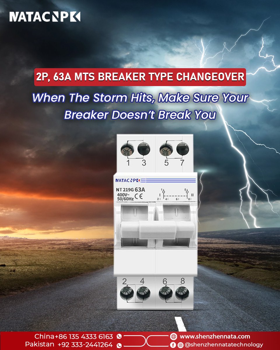 ShenzhenNata's tweet image. 𝐖𝐡𝐞𝐧 𝐭𝐡𝐞 𝐒𝐭𝐨𝐫𝐦 𝐇𝐢𝐭𝐬, 𝐒𝐭𝐚𝐲 𝐏𝐫𝐨𝐭𝐞𝐜𝐭𝐞𝐝.⚡

🌐 Shenzhennata.com
.
.
#ShenzhenNataTechnology #Breaker #MTSBreaker #PowerProtection #ElectricalSafety #ReliablePower #InnovationInEnergy