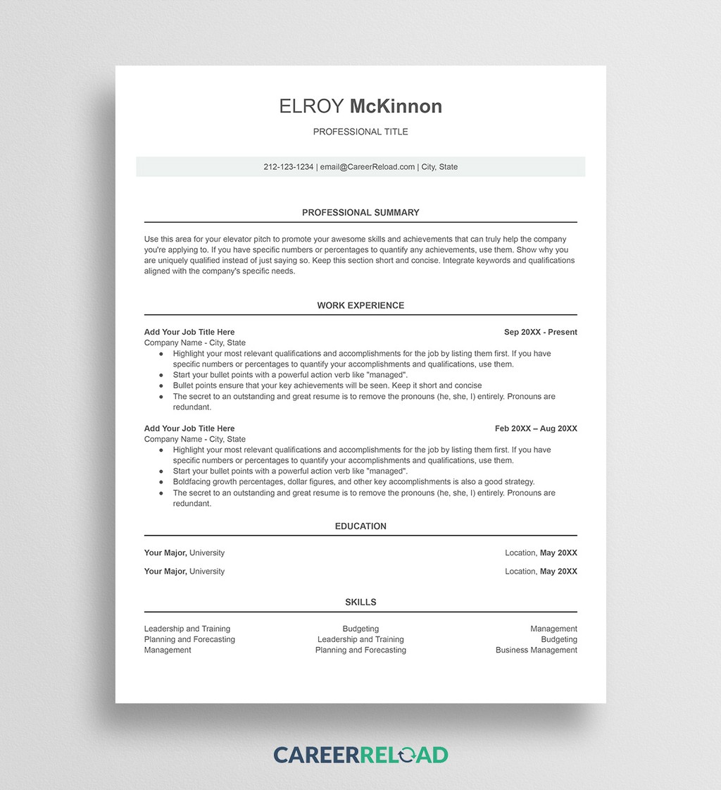 Donnancoach's tweet image. Transform your resume into a masterpiece with these free Google Docs resume templates. Sleek, professional, and easy to use.

👉 lttr.ai/Aj2Gb

#GoogleDocs #ResumeTemplates #FreeTemplates #JobSearch #ResumeHelp  #JobHunting @CareerReload