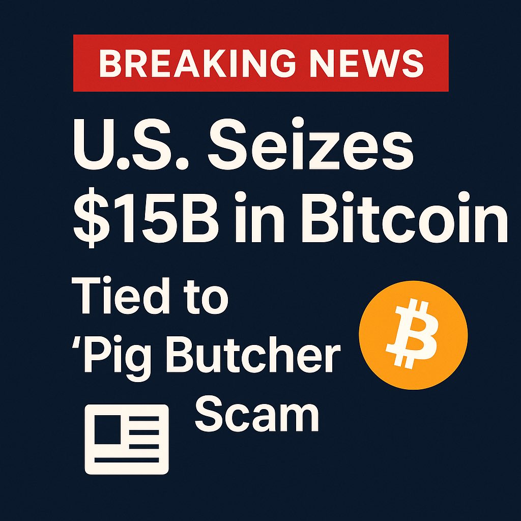 The U.S. government seized $15 billion in bitcoin in connection to a global  “pig butchering” scam led by Chen Zhi.