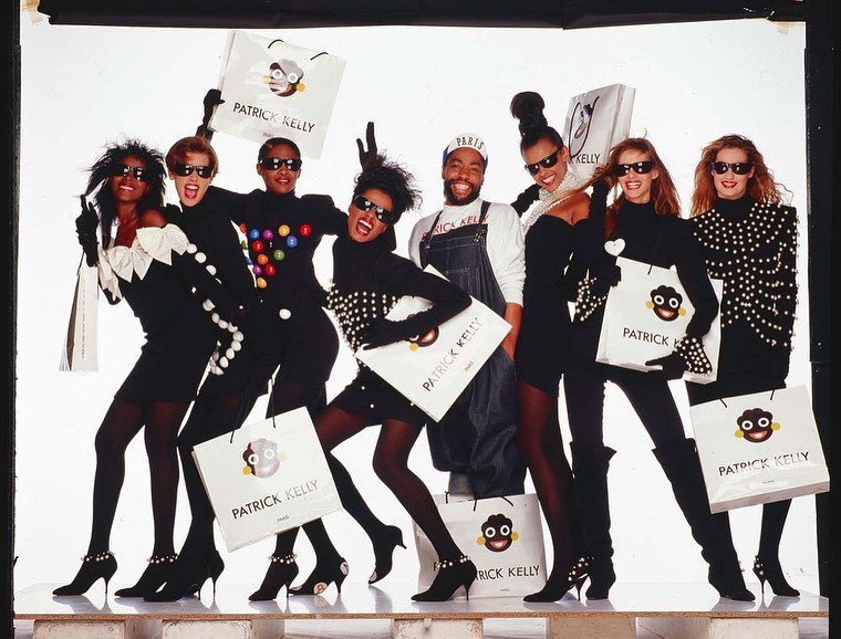evilrashida's tweet image. Reminds me of the advertisements Oliviero Toscani photographed for Patrick Kelly in the 80’s!!
