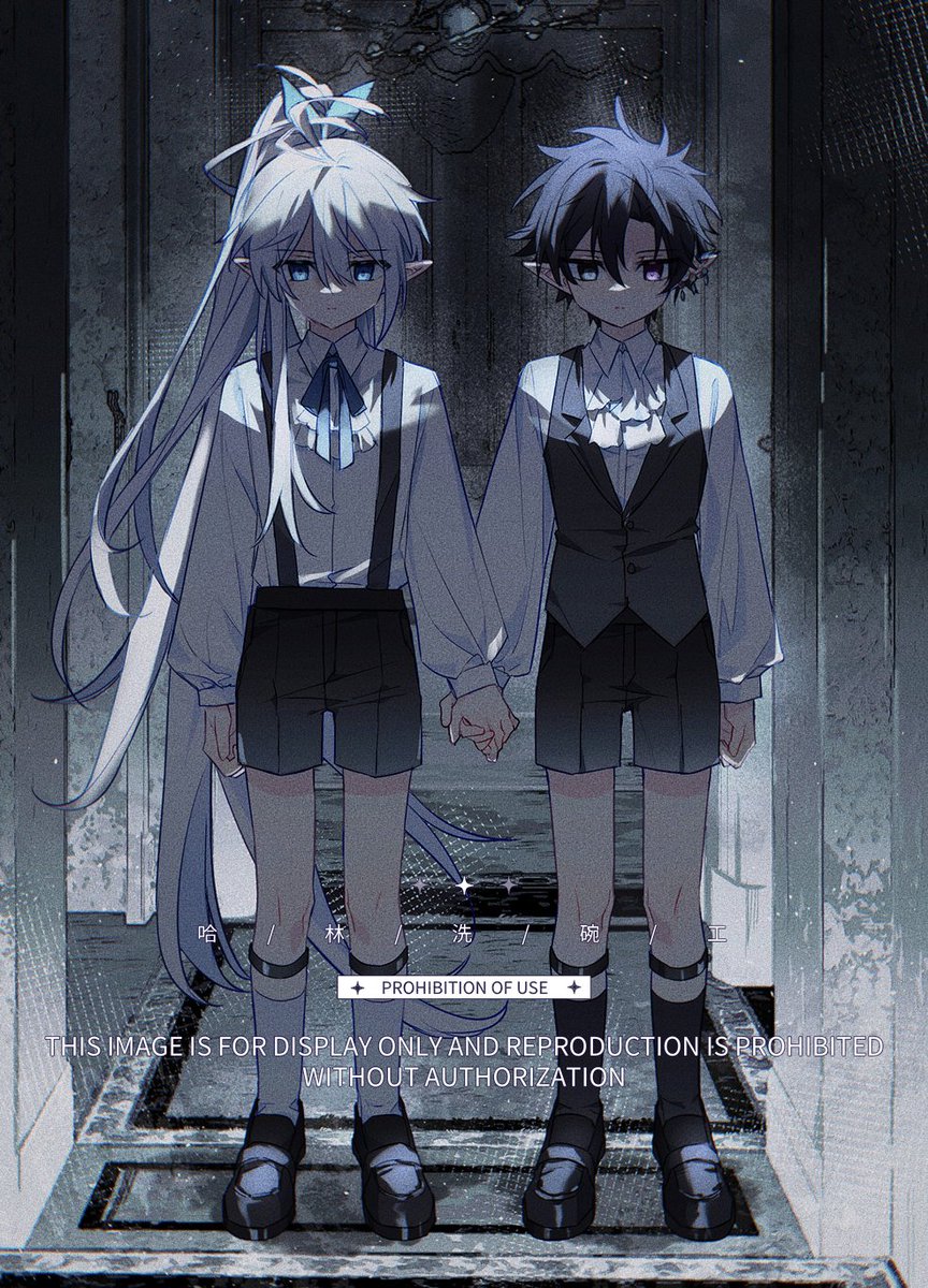 "Hello,Danny.Come and play with us. "

neta了《闪灵》双胞胎小女孩的名场面！万圣节快乐🎃🎃👻

题外话：万圣节是我最不缺灵感的节日了，圣诞节我都不知道约点什么

#던전앤파이터
#アラド戦記
#DNF