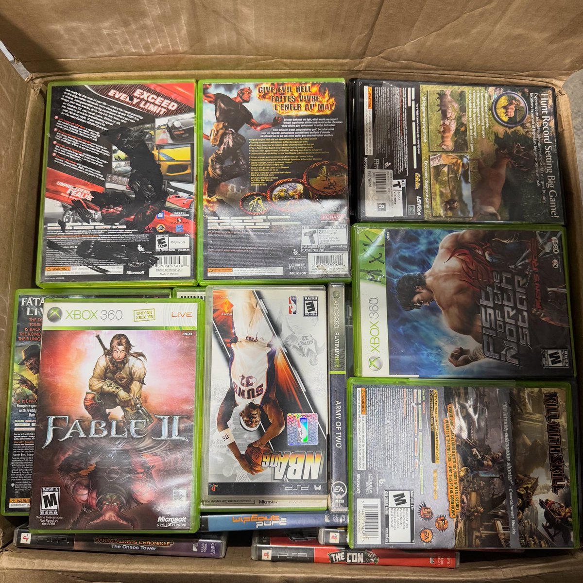 We are sorting through a new collection of games from Gregory. Available soon!

•
•
•

#videogames #gaming #retrogames #xbox #playstation #nintendo #sega #atari #xbox360 #ps2 #ps4 #gameboy #gamecube #n64 #wii #3ds #psp #mariobros #zelda #ds